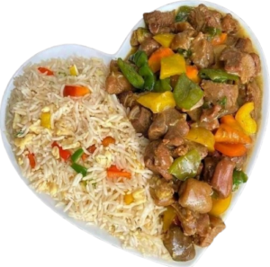 White Rice with Signature Sauce