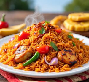Smoky Jollof Rice Deluxe