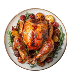 Roasted Whole Chicken Platter
